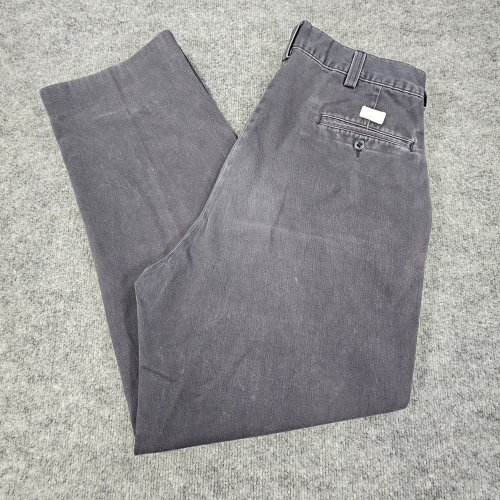 Vintage Polo Ralph Lauren Andrew Pants Mens 34x29 Navy Relaxed Chinos Mexico 90s